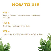 VEDAHARVEST Kumkumadi Oil And Kasturi Manjal/Wild Turmeric | Skin Brightening, Anti Acne, For Glowing Skin,2 Count