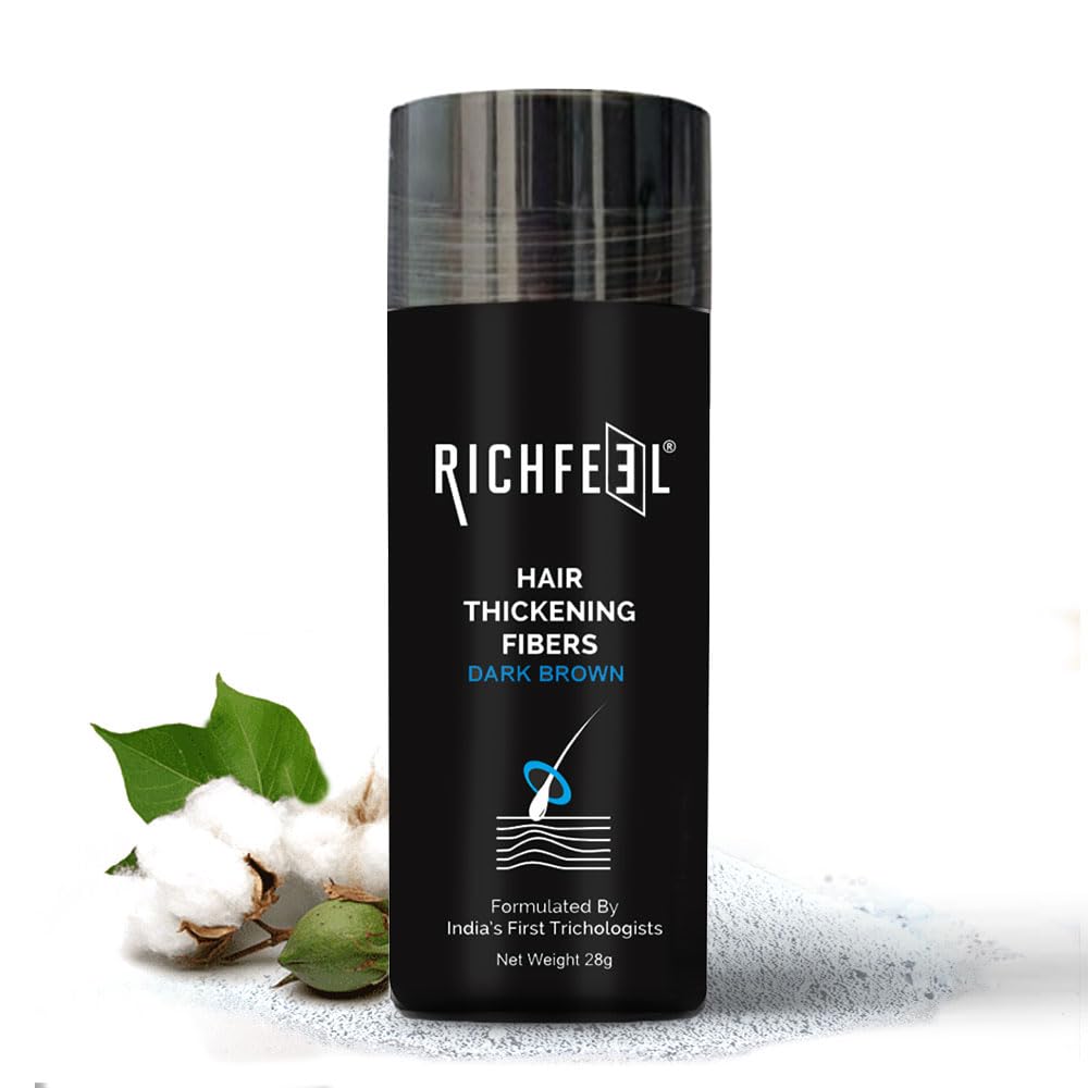 Richfeel Hair Thickening Fibers (Brown 28gm)