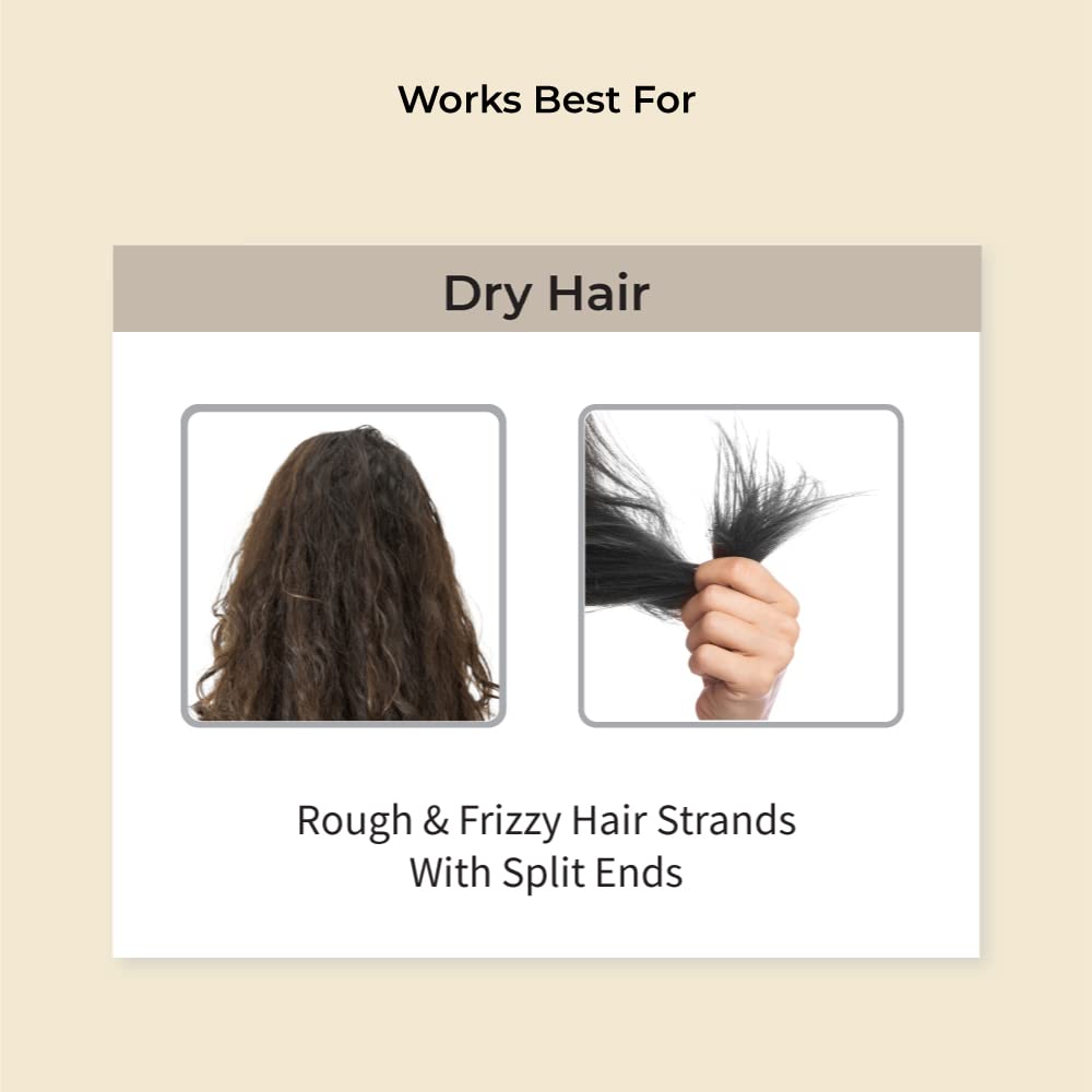 Vedix Sulfate Free Shampoo and Leave In Conditioner combo, Customized Ayurvedic Hair Care Combo for Frizz Free and Dry Hair, Intense Damage Repair Conditioner for Soft and Shiny Hair - 150 ml