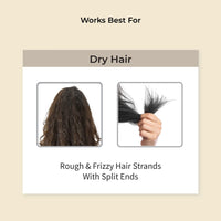 Vedix Sulfate Free Shampoo and Leave In Conditioner combo, Customized Ayurvedic Hair Care Combo for Frizz Free and Dry Hair, Intense Damage Repair Conditioner for Soft and Shiny Hair - 150 ml