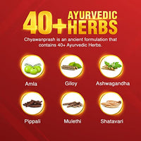 Dabur Chyawanprash - 2kg | 3X Immunity Action | With 40+ Ayurvedic Herbs | Helps Build Strength & Stamina | Builds Overall Health | Ayurvedic Health Supplement | Good for Digestion & Respiration