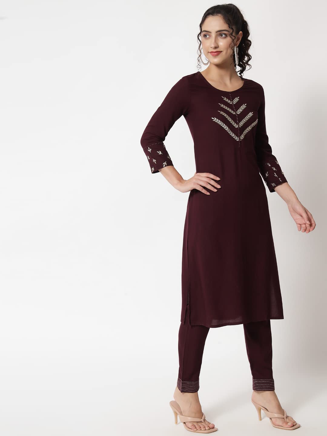 G4Girl Women's  Rayon Kurta Pant Set