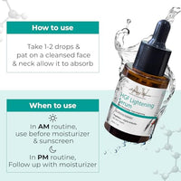 ACTIHERBZ HGF Lightening Serum |Face serum for Brightening and Pigmentation | Peptides + Alpha Arbutin Complex | aqua based Peptide Face Serum For Intense Hydration | Nonapeptide | Hydrating & Even-Tone Glow | 30ml