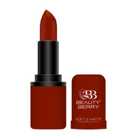 Beauty Berry Soft & Matte Moisturizing Velvet Lipstick For Women - Long-Lasting, Hydrating, High-Pigment Color. (Shade 12)