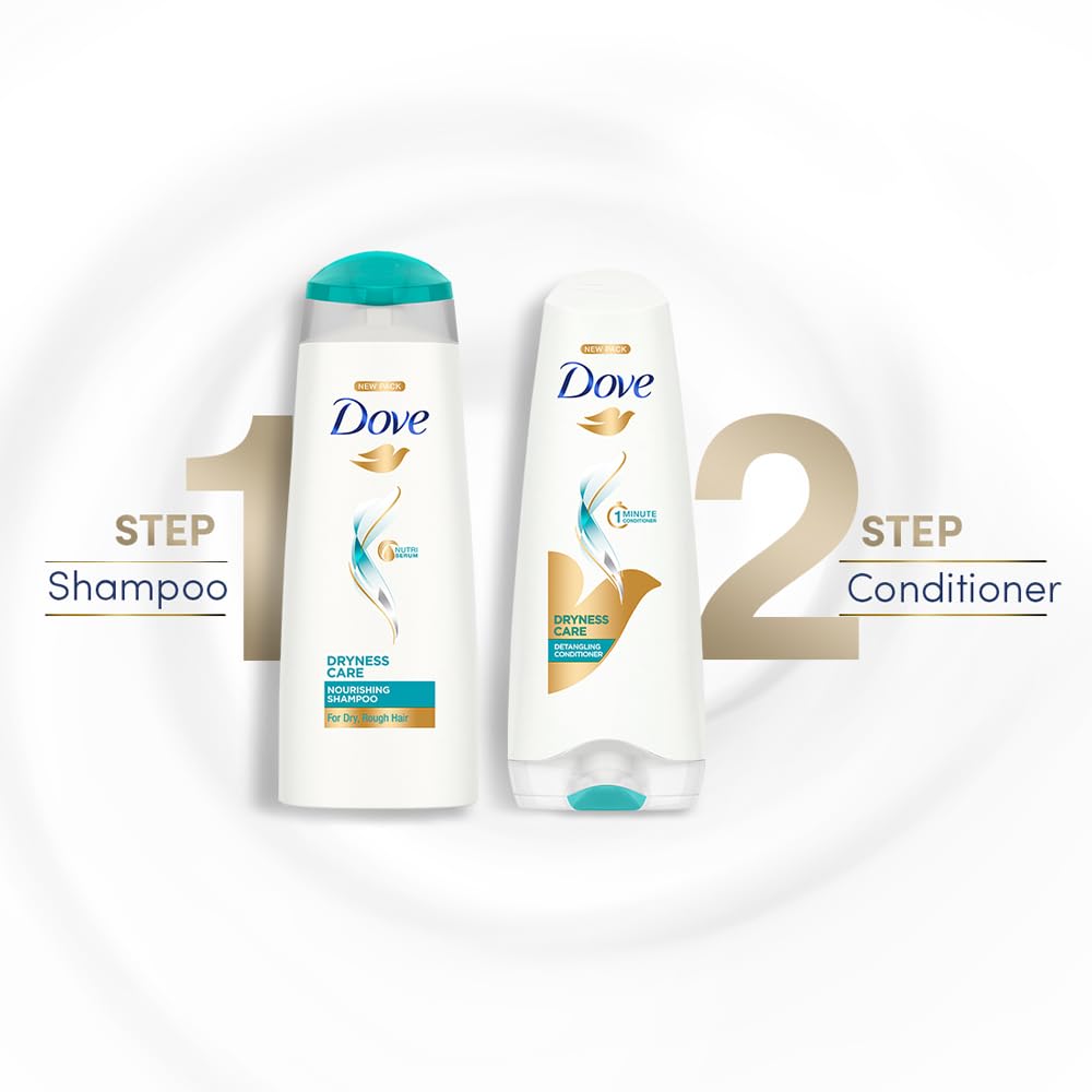 Dove Dryness Care Shampoo For Very Dry Hair, 340ml