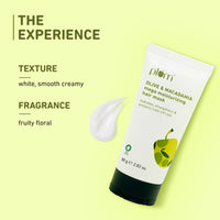 Plum Olive Fresh Hair Mask For Damaged Hair, With Olive Oil, Macadamia Oil And Shea Butter - Hair Spa Cream For Women & Men | 80 Gm, 1 Count