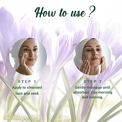 Biotique Saffron Dew Youthful Moisturizer Cream| Protects Skin Cells | Prevents Ageing And Retains Youthful Glow | 100% Botanical Extracts | Suitable For All Skin Types | 50Gm