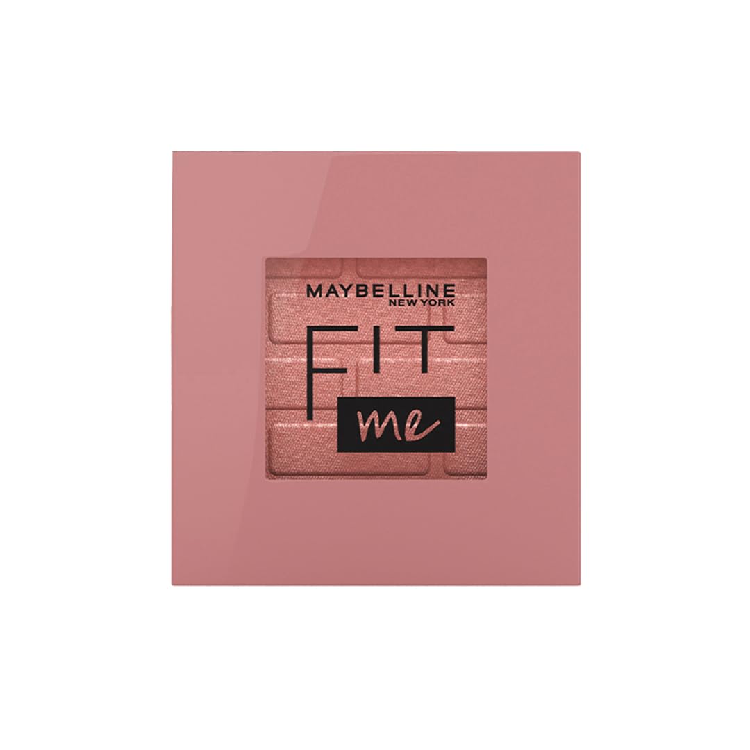 Maybelline New York New Fit Me Mono Blush, 16 hours Easy to Use Long-lasting Cheek Blush. Maybelline Pigmented Creamy Powder Blush Formula, Natural and True to Tone Blush - 50 Revolutionary | 4.5 grams