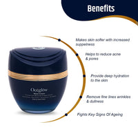 Oceglow Anti Ageing Water Cream For Women With Algae Extract & Tea Tree | Hydrating Face Cream For Women & Men | Reduces 5 Signs of Aging, Wrinkles & Fine Lines - 50Ml