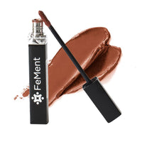 FeMent Clean Beauty Matte Liquid Lipstick For Women, Highly Pigmented, Long Lasting, TransferProof, Lip Makeup, Smudge Proof - 6.5 ML (PEACE)