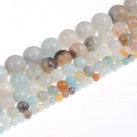 Natural Stone Beads 2mm Amazonite Gemstone Round Loose Beads Crystal Energy Stone Healing Power for Jewelry Making DIY,1 Strand 15