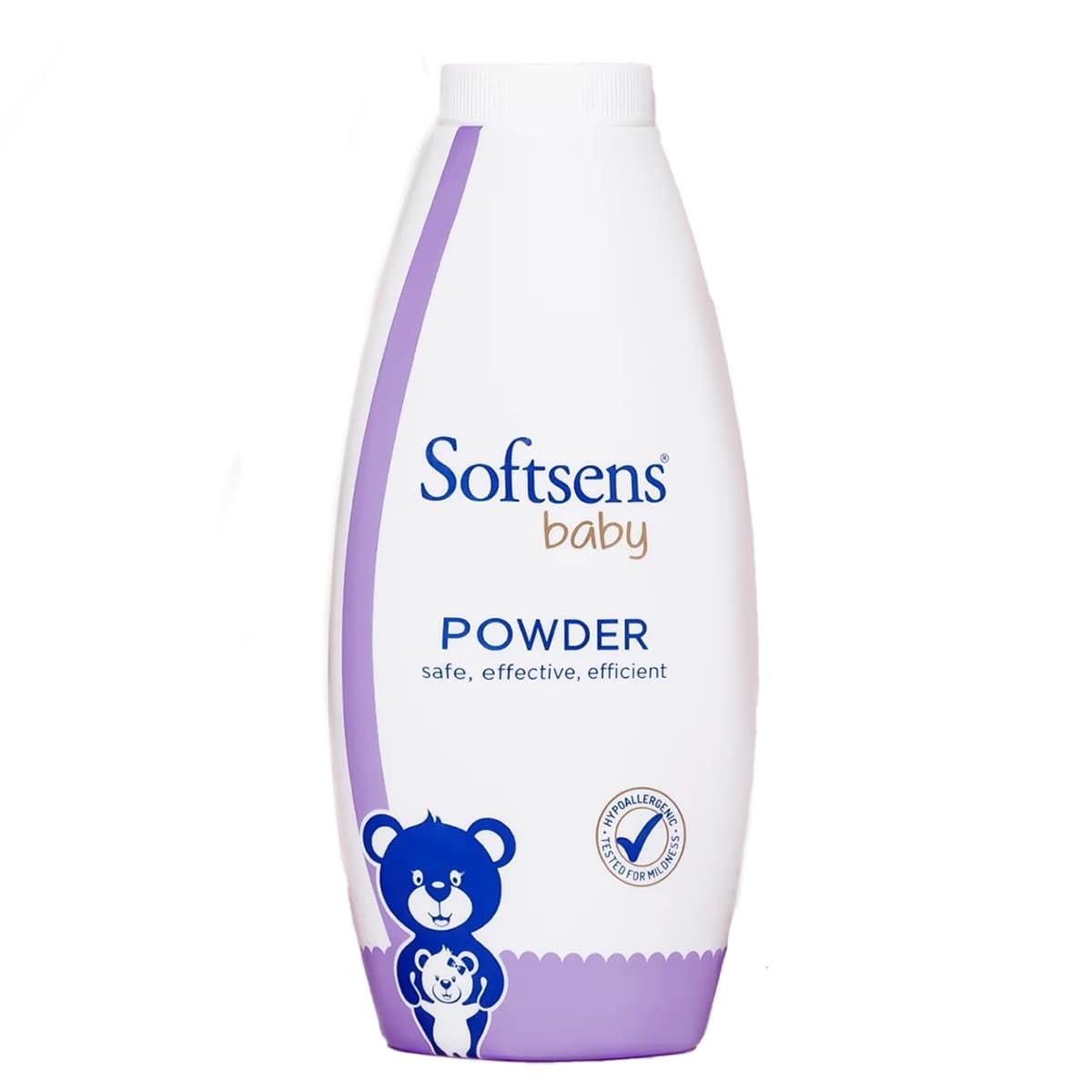 Softsens Baby Powder|Enriched with Patchouli & Olive|Soothes & Moisturises Baby’s Skin|Mild,Dermatologically Tested,Hypoallergenic & Paraben-Free|200g