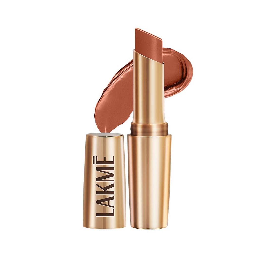 Lakmé 9To5 Primer + Matte Lip Color Mb2 Caramel Latte, 3.6 G