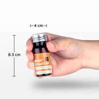 Ustraa Beard Growth Oil - 35ml - More Beard Growth, With Redensyl, 8 Natural Oils including Jojoba Oil, Vitamin E, Nourishment & Strengthening, No Harmful Chemicals