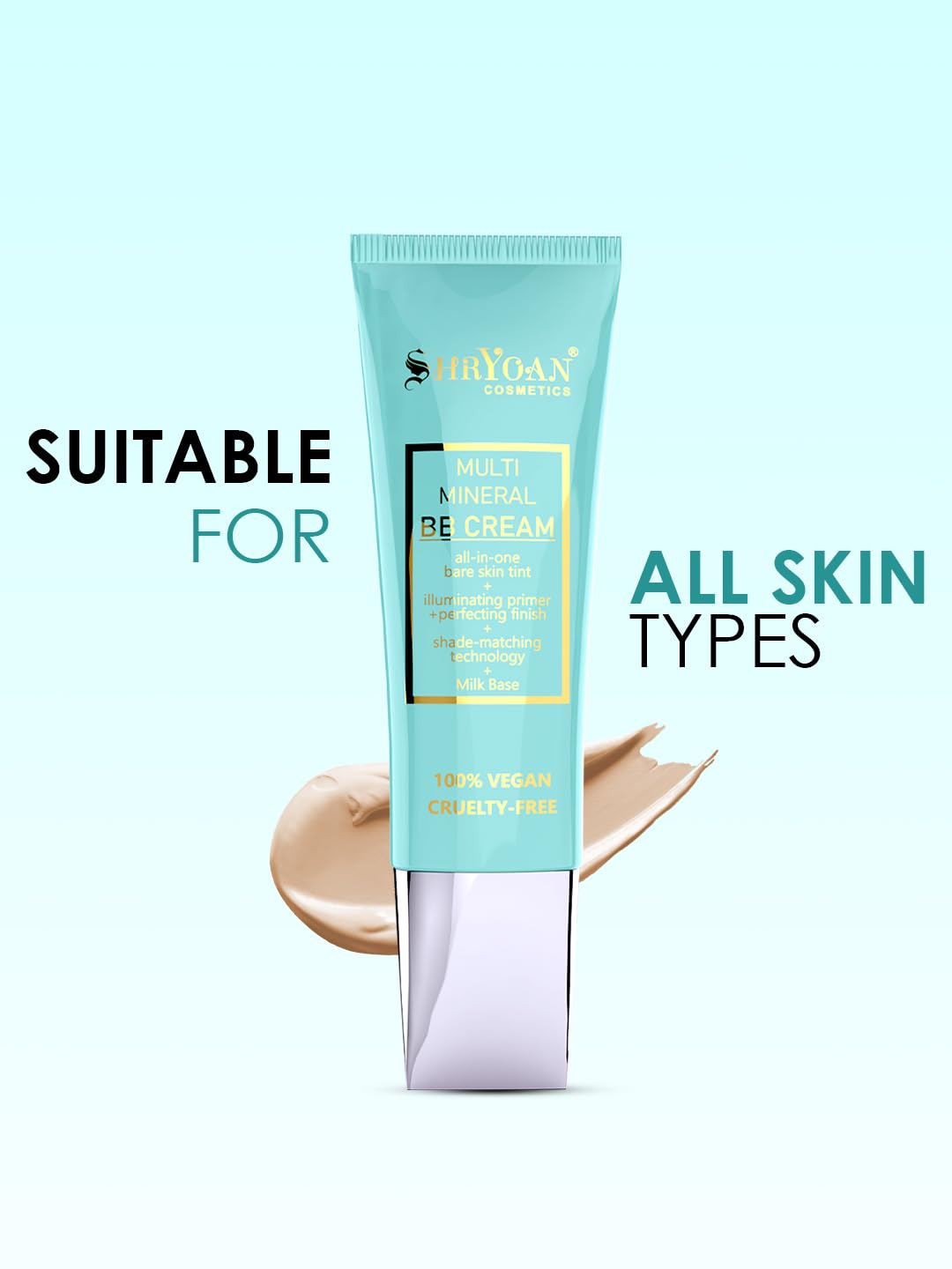 Shryoan Loose Powder with Matte Lipstick & BB Cream Makeup Kit for Women Daily Use