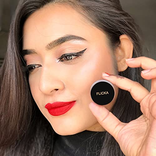 FLiCKA FLiCKA - Draw N Dance Gel Eyeliner| Smudge Proof & Water-Resistant |Easy Dip & Stroke|Lasts Upto 16Hrs l Matte Eyeliner For Women, 5g