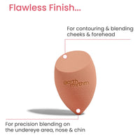 Earth Rhythm Beauty Blender Makeup Sponge for Makeup Artists and Professionals | Olive Cut Sponge | Latex Free | Flawless Application | Wash & Reuse - Pack of 1