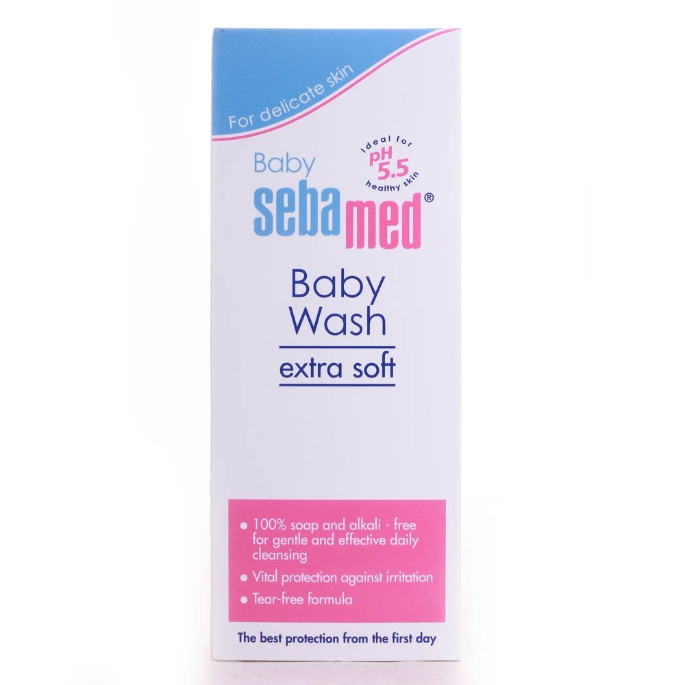 Sebamed Baby (Children) Shampoo 150ml & Baby Wash Extra Soft, 200ml Combo