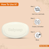 Fixderma Salyzap Soap with Salicylic Acid, Tea Tree Oil & Vitamin E | Acne Soap for Acne-Prone & Oily Skin (75, Salicylic Acid)