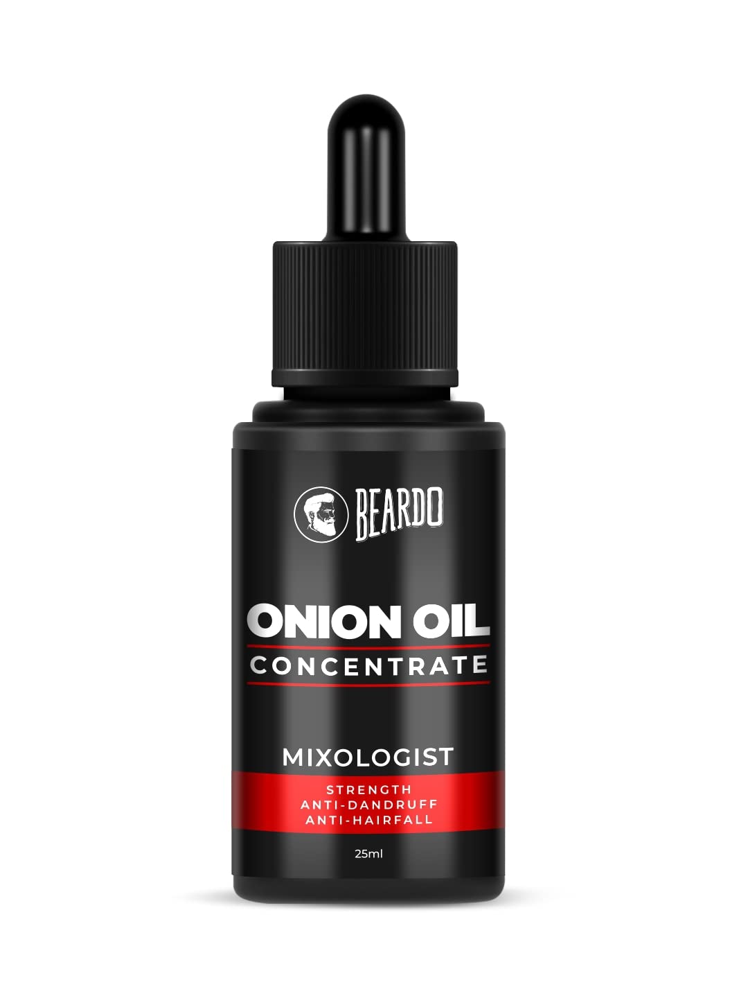 Beardo Onion Oil Concentrate, 25 ml | Onion Hair Oil for Hair Growth | Red Onion Hair Oil & Sunflower Oil | Natural | Non-sticky | Controls Hairfall & strengthen roots