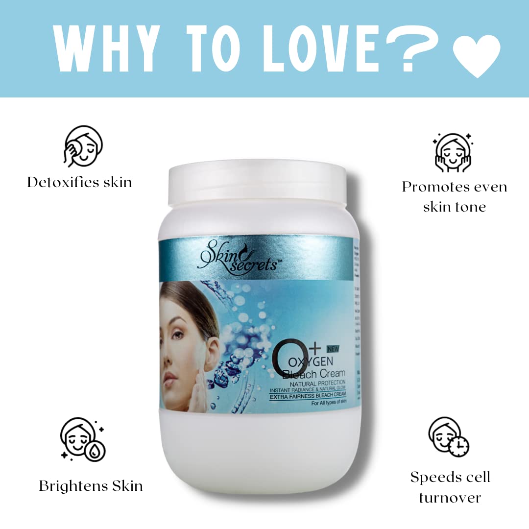 Skin Secrets Oxygen Bleach for Dead Skin and Blackheads| Hydrates skin & provides glow (1kg)