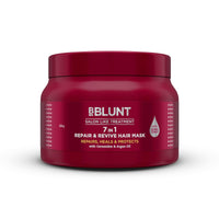 BBLUNT 7 in 1 Repair & Revive Hair Mask for Upto 100% Damage Repair - 250g| Addresses 7 Signs of Hair Damage | Enriched with Ceramides & Argan Oil
