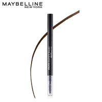 Maybelline New York Brow Pencil, With Spoolie, Long-lasting and Natural-looking Results, Define & Blend Brow Pencil, Natural Brown, 0.16 g (Pack of 2)