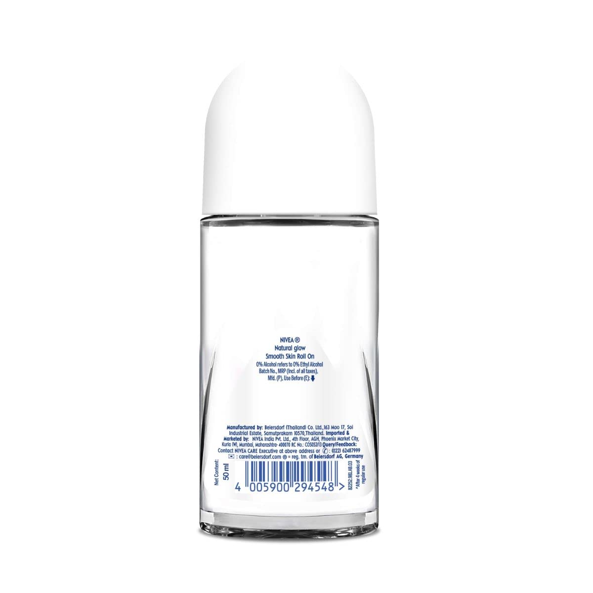 NIVEA Natural Glow Smooth Skin Deodorant Roll On for Women, 50ml (originally Whitening Smooth Skin)