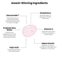 ThriveCo Skin Brightening PRO Serum For Women with Probiotic Rice Water, Vit C, Kojic Acid, Alpha Arbutin & Glutathione | Anti-ageing, Boosts Collagen, Clears Skin & Removes Dark Spots | 30ml