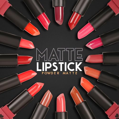 Shryoan Powder Matte Lipstick with Moisturizing and Hydrating Formula | For Every Day Use (3.2g) (Shade-02, Shade-02)
