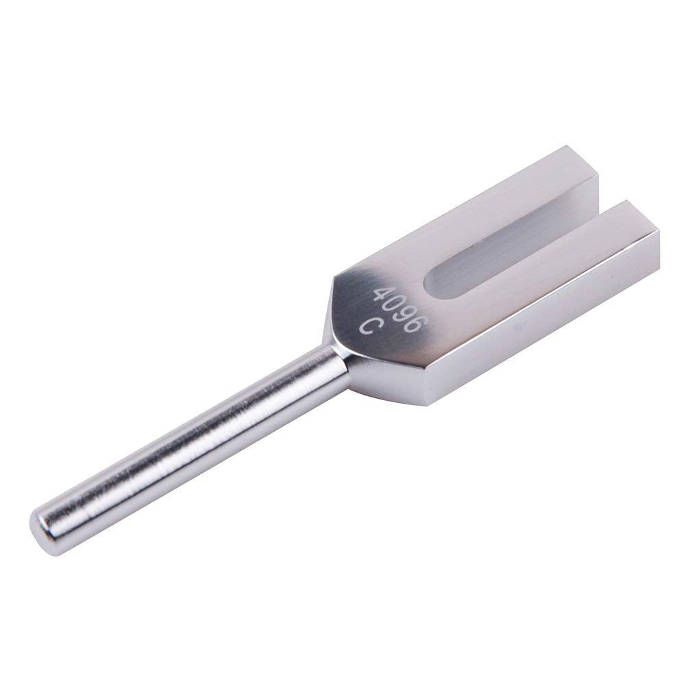 QIYUN Tuning Fork, 4096 Hz Tuning Fork - Crystal Tuning Fork with Hammer for Healing