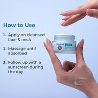 Naturali Aqua Hydrating Gel Moisturiser | With Superfoods Earth Marine Water & Sea Algae | Locks Skin Moisture | Keeps Skin Fresh & Dewy | Paraben-free | For Normal to Dry Skin | Lightweight, Absorbs Quickly | Best Hydrating Moisturiser | 50ml