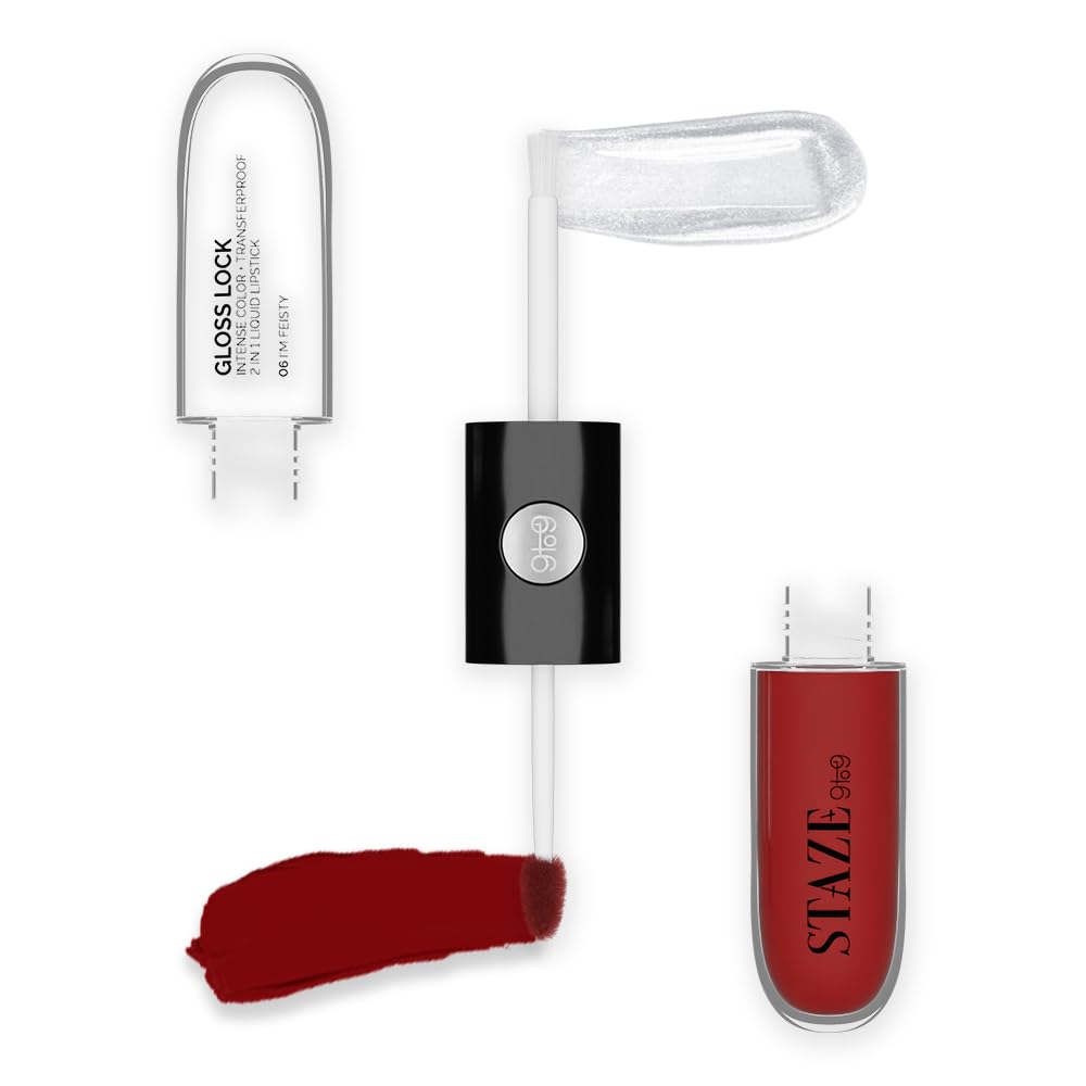 Staze 9to9 Pout & Shout Kit 3 in 1 Combo with 2-in-1 Liquid Lipstick (Matte)