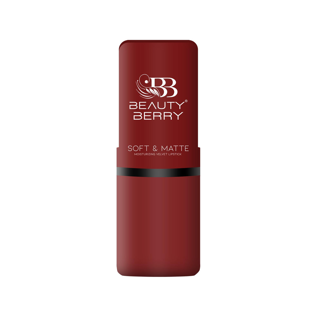 Beauty Berry Soft & Matte Moisturizing Velvet Lipstick For Women - Long-Lasting, Hydrating, High-Pigment Color. (Shade 01)