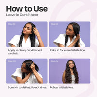 MANETAIN Leave-in Conditioner for Curly Hair 200ml | Lightweight, Moisturizing & Curl-Enhancing | Frizz Control with Slippery Elm, Seaweed & Marshmallow Root Extracts | Hydrated, Defined, & Shiny Curls |