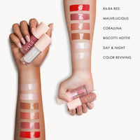 HYUE HydraGlow™ Tinted Lip Treatment (6 ml) | Corallina | 24‑Hour Hydration with Sea Buckthorn Oil & Kokum Butter | Non‑Sticky | High‑Shine | Nourishing & Vegan Formula | Chunky Applicator