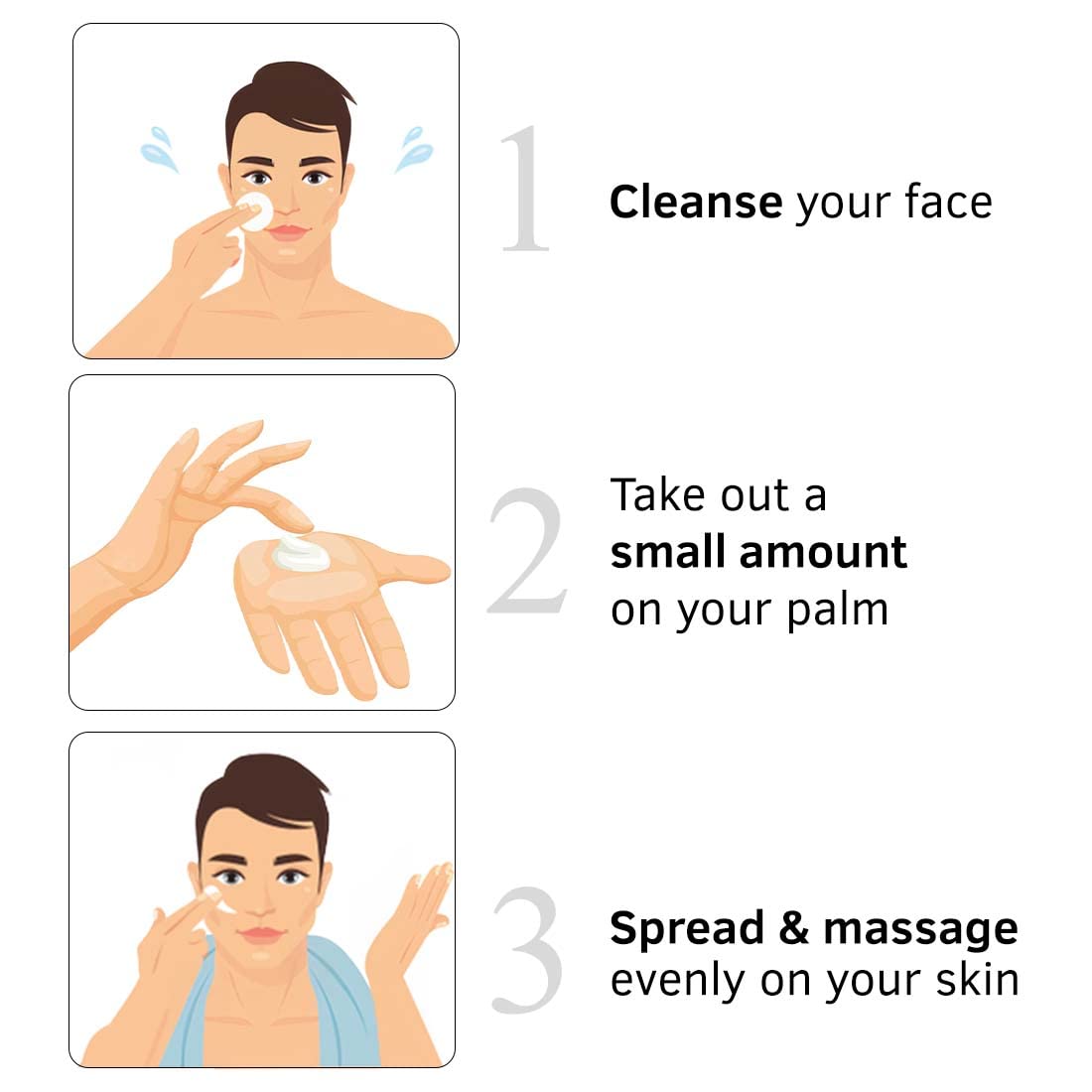 Ustraa De-Tan Face Cream For Men - 50g | Even Skin tone, Effective Tan Removal, Without Bleach & Night Cream - De-tan & Anti-aging - 50g - Aids in Tan Removal | with Niacinamide and Licorice Extract