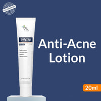 Fixderma Salyzap Lotion Night time, with Salicylic Acid Helps in Moisture Balance, For acne scars, pimples, Unclogs pores, Exfoliator, Soothes redness, Suitable for Oily and Acne-Prone skin, 20ml