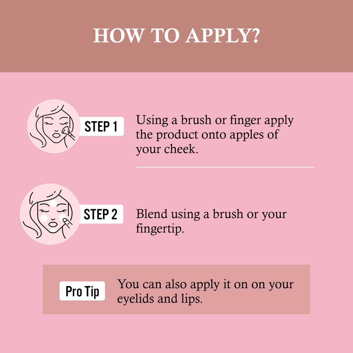 INSIGHT Long Wear Color Rich Lip Gloss, Glossy Finish - LG41-01&Insight Cosmetics Crème Blusher, Face Makeup, Soft Salmon, 3.5 gm(B-02=01)
