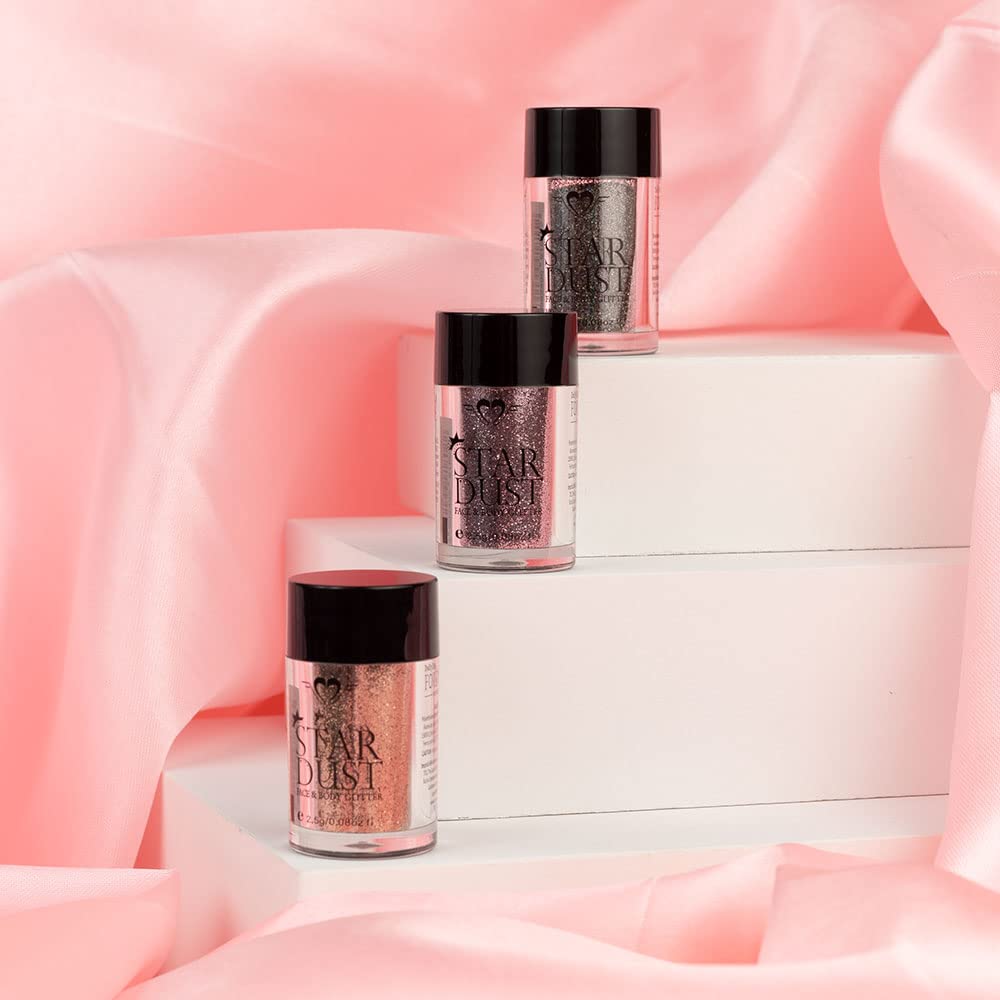 Daily Life Forever52 Star Dust Powder Single Eyeshadow Professional Shiny Glitters With Easy-To-Blend Formula & Silky Texture For Perfect Face Makeup - (Black Chronicles) (Shimmery Finish)