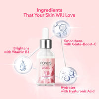 Pond's  Face Care combo - Bright Beauty Spot-less Glow Serum, Infused with Hyaluronic Acid, Vitamin B3, Gluta-Boost-C, 30ml + Spot-less Glow Face Wash with Vitamins, 200g