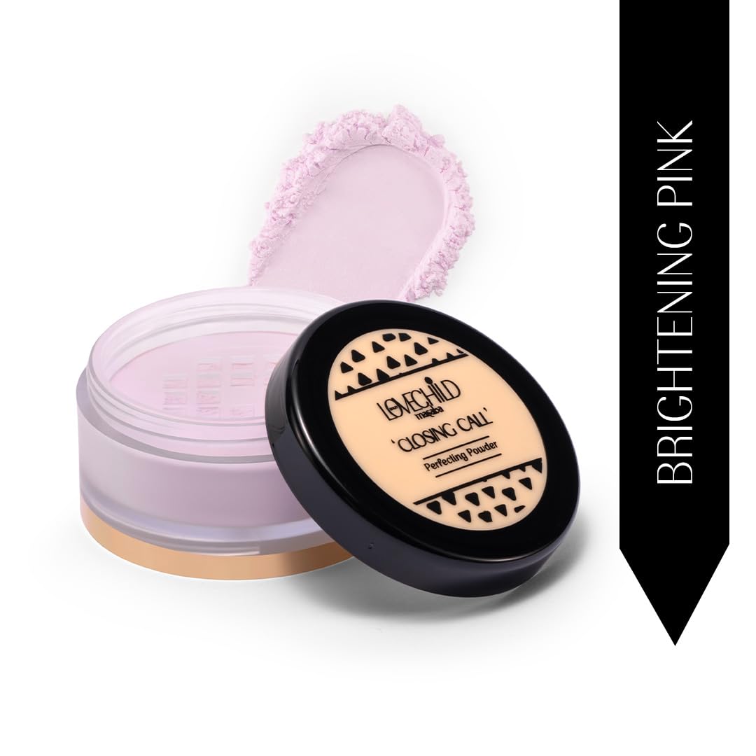 LoveChild Masaba Closing Call 3-in-1 Perfecting Powder | 4K HD Matte Finish | Transfer & Humidity Proof | Enriched with Oat-Meal & Vitamin E | For All Indian Skin Tones