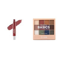 MARS Matte Super Stay Lipstick |(2.6 gm) (02-TREASURE) 12 Shades Back to Basics Eyeshadow Palette with Free Applicator (14.4 gm) (Shade-01)