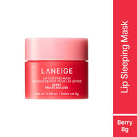 Laneige Lip Sleeping Mask | Moisturizing Lip Treatment with Vitamin C + Shea Butter for Soft Hydrated Lips | Overnight Repair | Lip Balm For Dry Chapped Lips| Lasting Hydration | Berry |8Gm