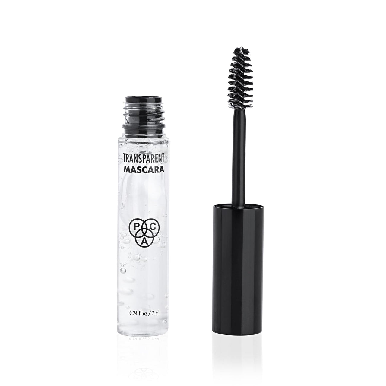 PAC Transparent Mascara | Holds Lashes & Eyebrows All day Long | Clump-Free & Clear Gel Mascara | 7ml