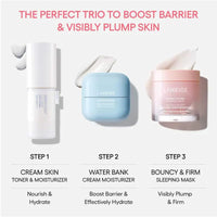 LANEIGE Bouncy&Firm Face Sleeping Mask with Collagen | Barrier Boosting Hydration with Peony & Collagen Complex | Gel Texture Collagen Cream | Night Cream for Glowing Skin| Korean Skincare |25ml