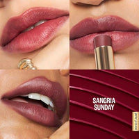 Lakmé 9to5 Lipstick, Hya Matte, with Hyaluronic Acid for hydrated lips, Sangria Sunday 3.6gm