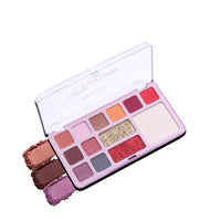 Seven Seas Color Obsession Eyeshadow 13 Colors Glitter With Shimmer Look (Natural)