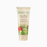 moha: Aloe Vera Gel 200 gm and Herbal Face Wash 200 ML | Face Wash With Goodness Of Neem, Aleovera, Cucumber, Rose Combo Pack