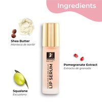 Pilgrim Squalane Hydra-Plumping Lip Balm+Lip Serum Combo(Bubblegum)|Lip Serum With Roll-On For Visibly Plump Lips|Soothing&Hydrating Dry&Chapped|Shea Butter&Pomegranate For Soft Lips,Pack Of 1,Pink